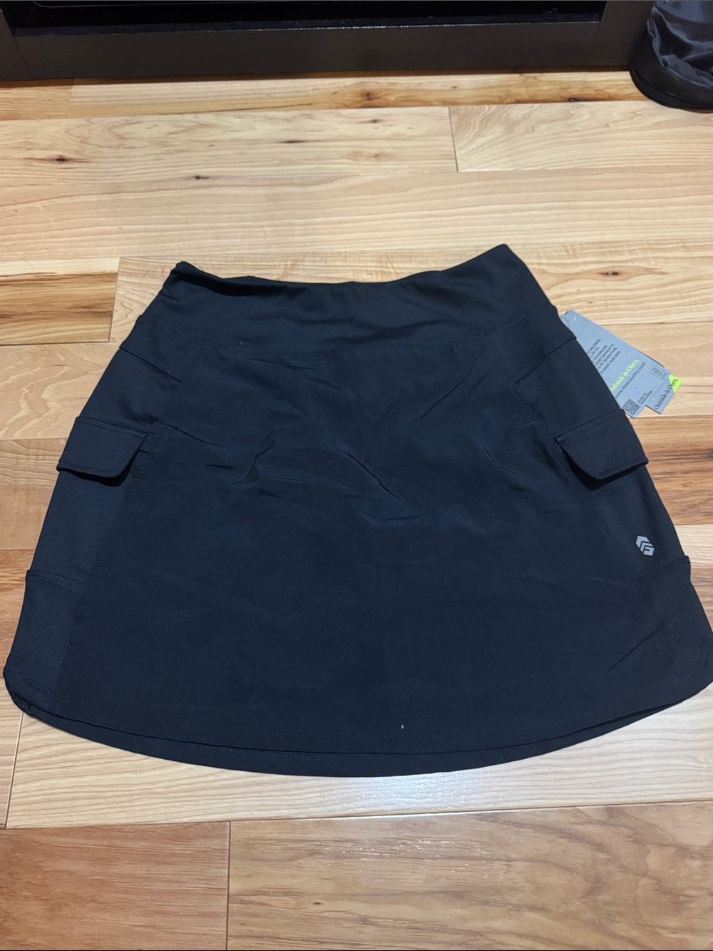 Free Country Black Active Skort with Utility Pockets